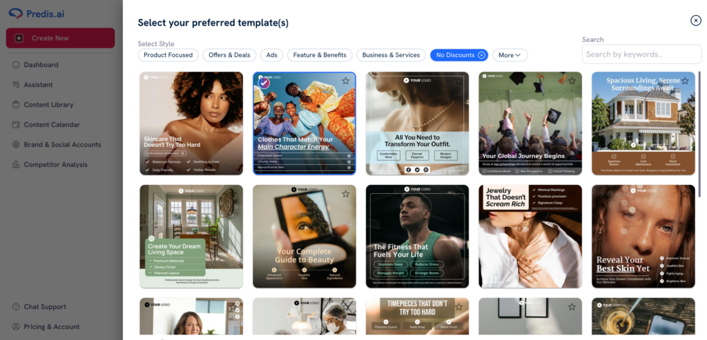 Predis.ai - a Top Creatopy Alternatives for Content and Design Automation